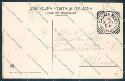 Alessandria Casale Monferrato cartolina LQ0577 – retro