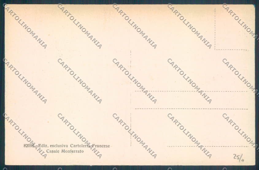 Alessandria Casale Monferrato cartolina LQ0583 – retro