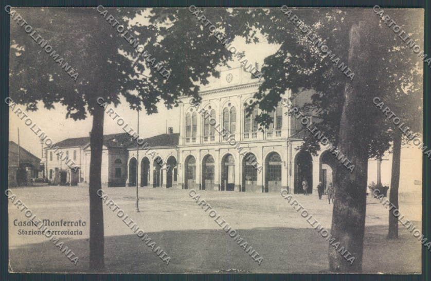 Alessandria Casale Monferrato Stazione cartolina LQ0591 – fronte