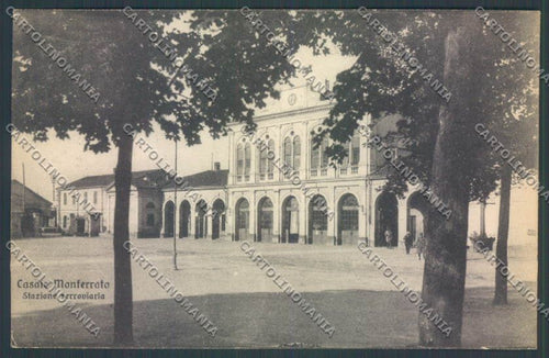Alessandria Casale Monferrato Stazione cartolina LQ0591 – fronte