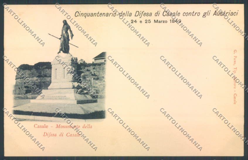 Alessandria Casale Monferrato cartolina LQ0594 – fronte