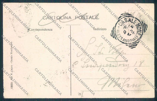 Alessandria Casale Monferrato cartolina LQ0596 – retro