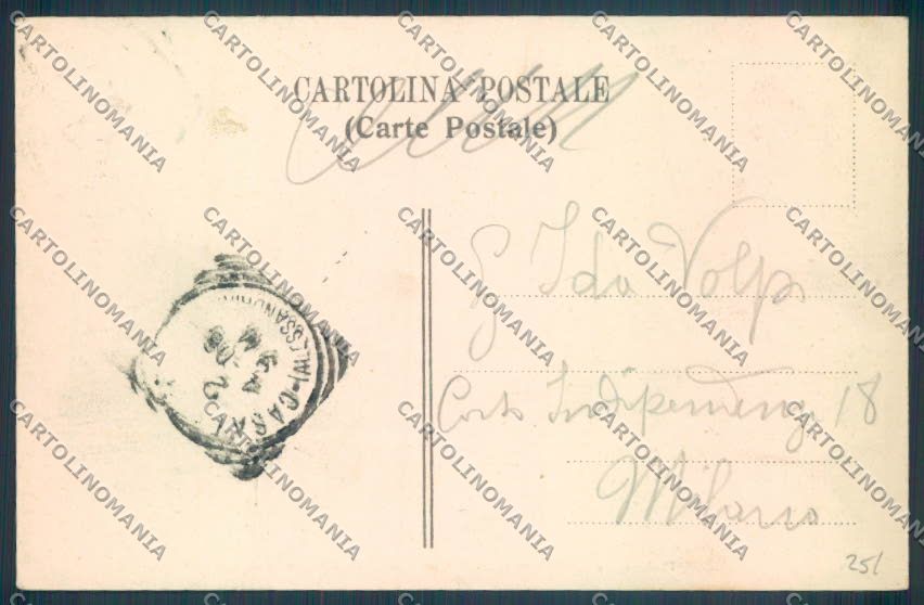 Alessandria Casale Monferrato cartolina LQ0597 – retro