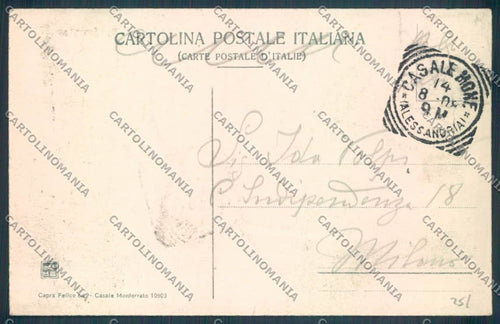 Alessandria Casale Monferrato cartolina LQ0598 – retro