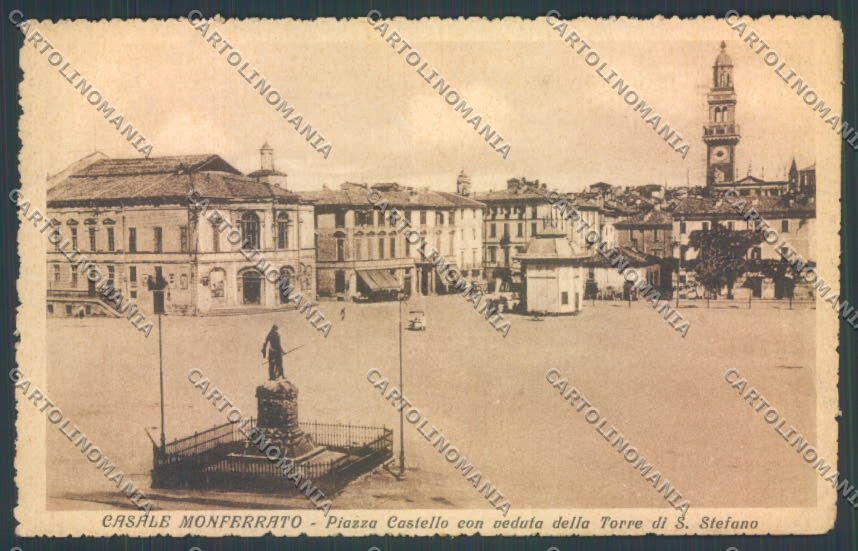 Alessandria Casale Monferrato PIEGA cartolina LQ0600 – fronte