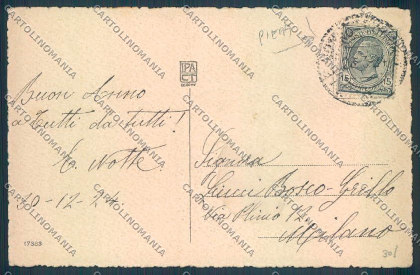 Alessandria Casale Monferrato PIEGA cartolina LQ0601 – retro