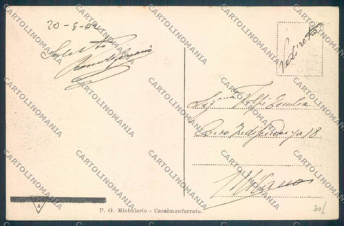 Alessandria Casale Monferrato cartolina LQ0602 – retro