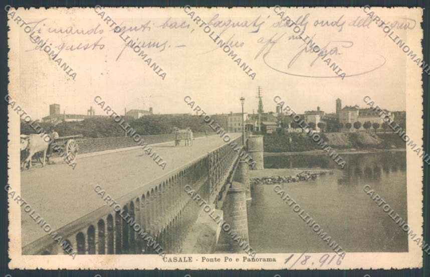 Alessandria Casale Monferrato cartolina LQ0604 – fronte