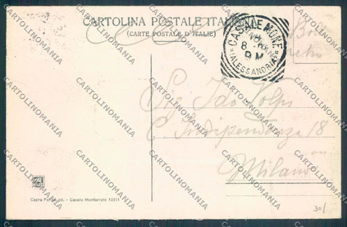 Alessandria Casale Monferrato cartolina LQ0605 – retro