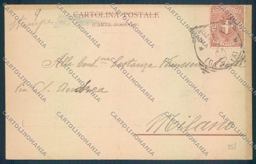 Alessandria Molare cartolina LQ0630 – retro