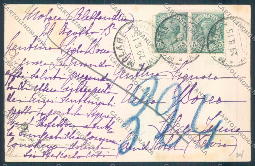 Alessandria Molare cartolina LQ0633 – retro