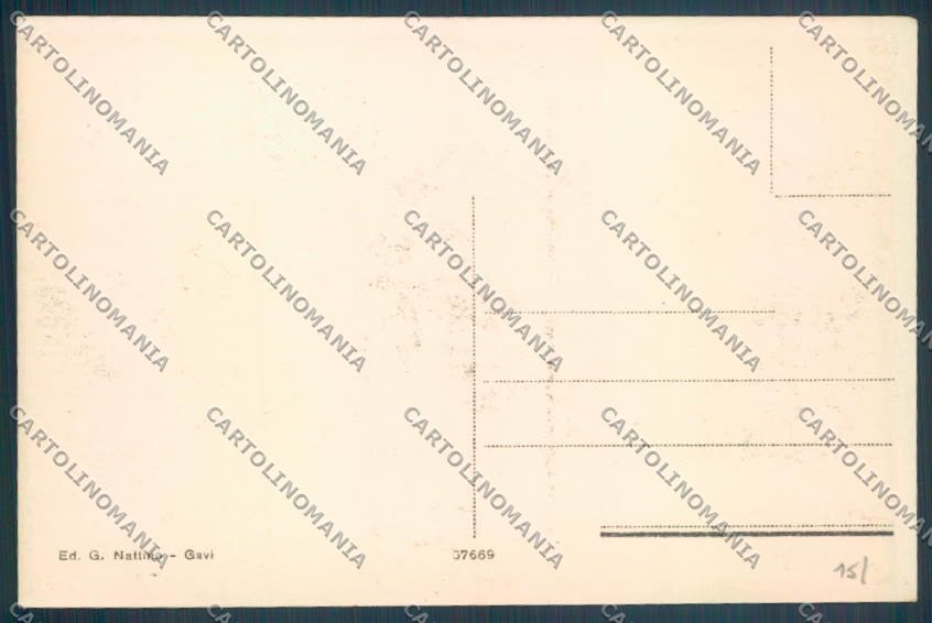Alessandria Gavi cartolina LQ0639 – retro