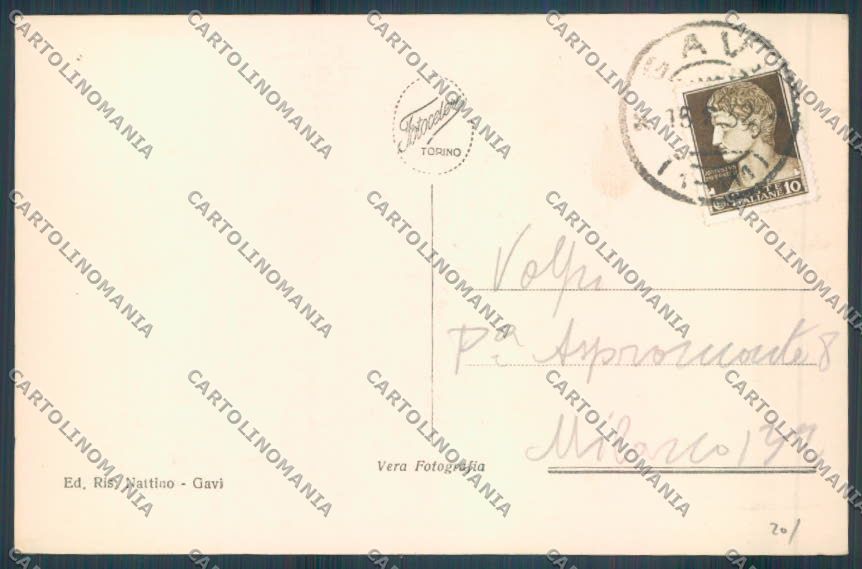 Alessandria Gavi Foto cartolina LQ0644 – retro