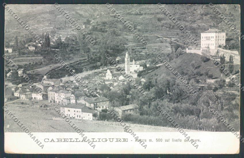 Alessandria Cabella Ligure PIEGHINE cartolina LQ0659 – fronte