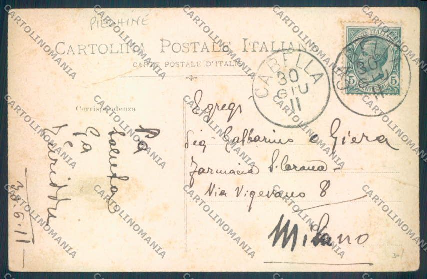 Alessandria Cabella Ligure PIEGHINE cartolina LQ0659 – retro