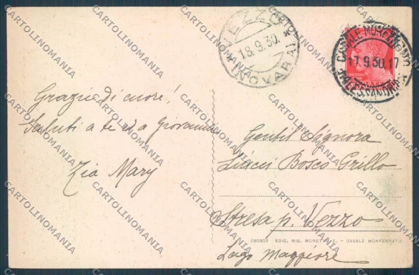 Alessandria Casale Monferrato cartolina LQ0669 – retro