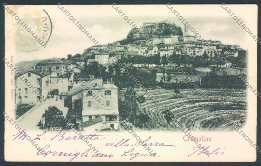 Alessandria Cremolino cartolina LQ0673 – fronte