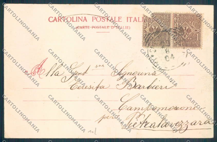 Alessandria Silvano d'Orba cartolina LQ0687 – retro