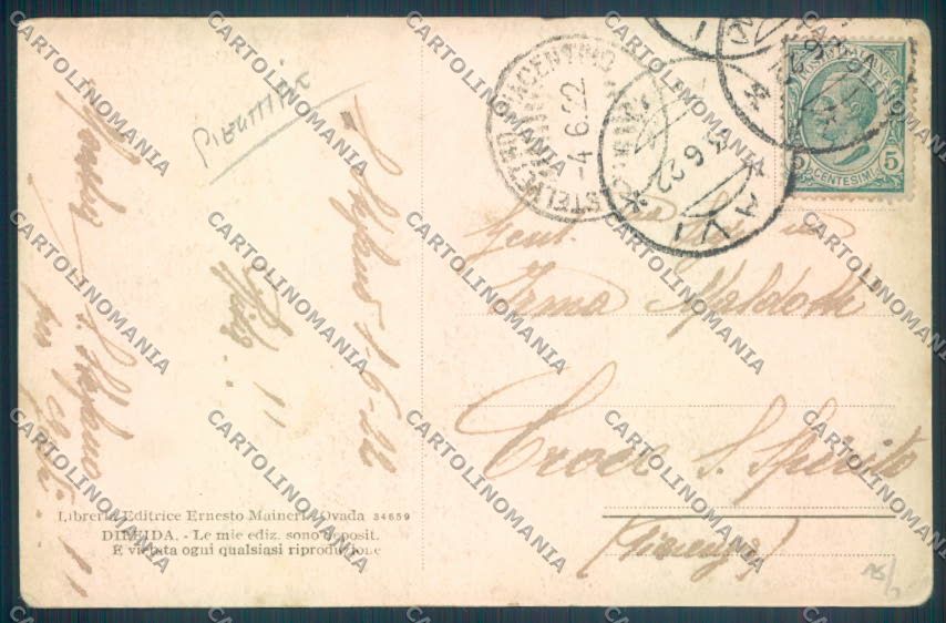 Alessandria Mornese PIEGHINE cartolina LQ0705 – retro