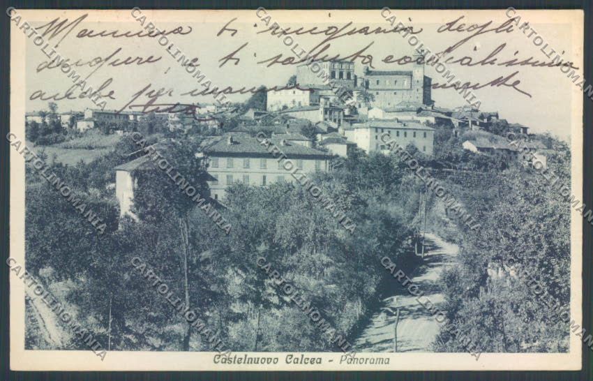 Alessandria Castelnuovo Calcea cartolina LQ0725 – fronte