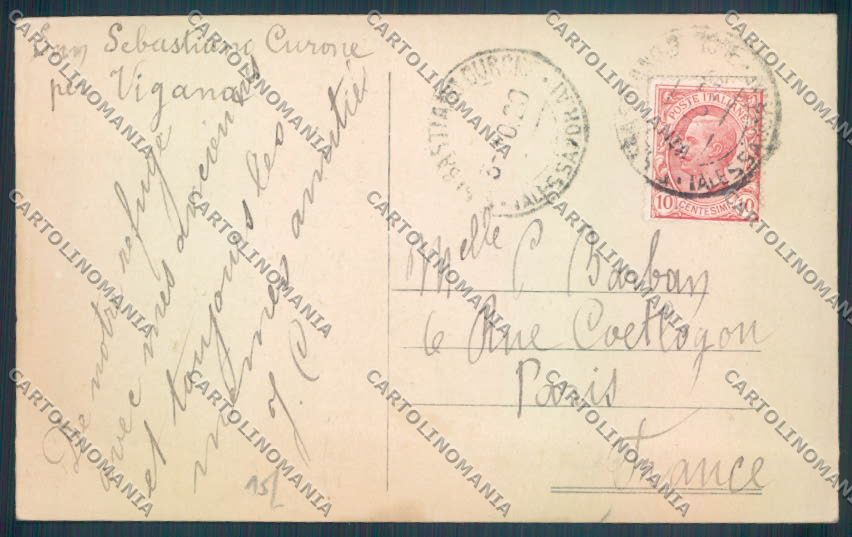 Alessandria San Sebastiano Curone cartolina LQ0762 – retro