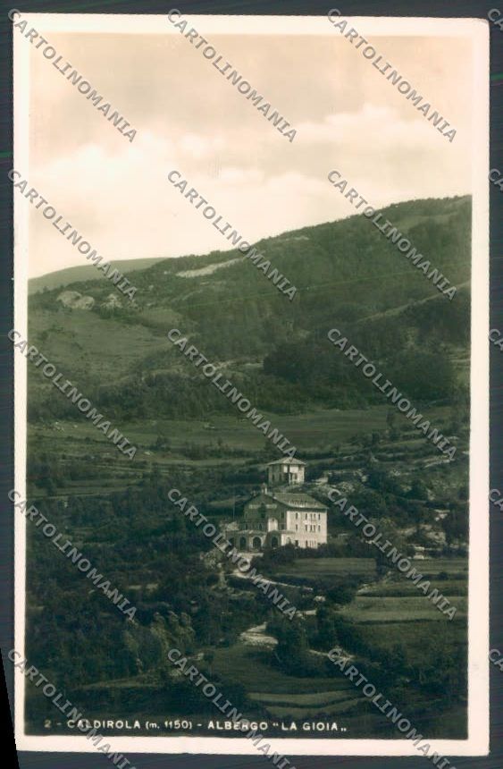 Alessandria Fabbrica Curone Caldirola Foto cartolina LQ0764 – fronte