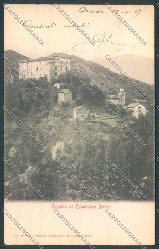 Alessandria Casaleggio Boiro cartolina LQ0783 – fronte