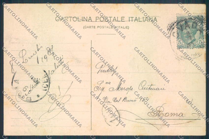 Alessandria Castelletto d'Orba cartolina LQ0793 – retro