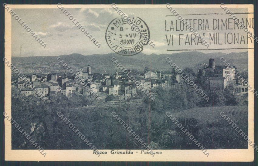 Alessandria Rocca Grimaldi cartolina LQ0824 – fronte
