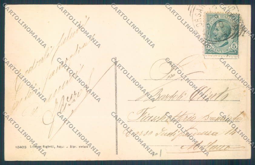 Alessandria Orsara Bormida cartolina LQ0833 – retro
