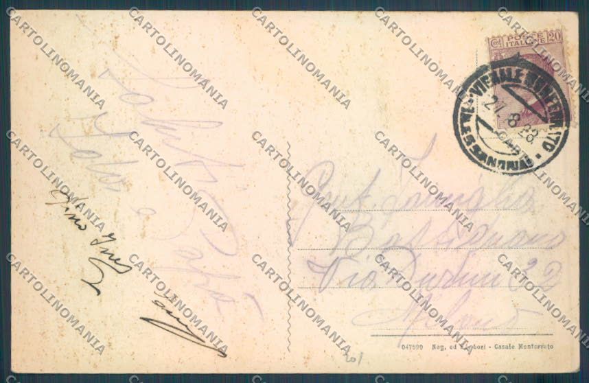 Alessandria Vignale Monferrato cartolina LQ0835 – retro