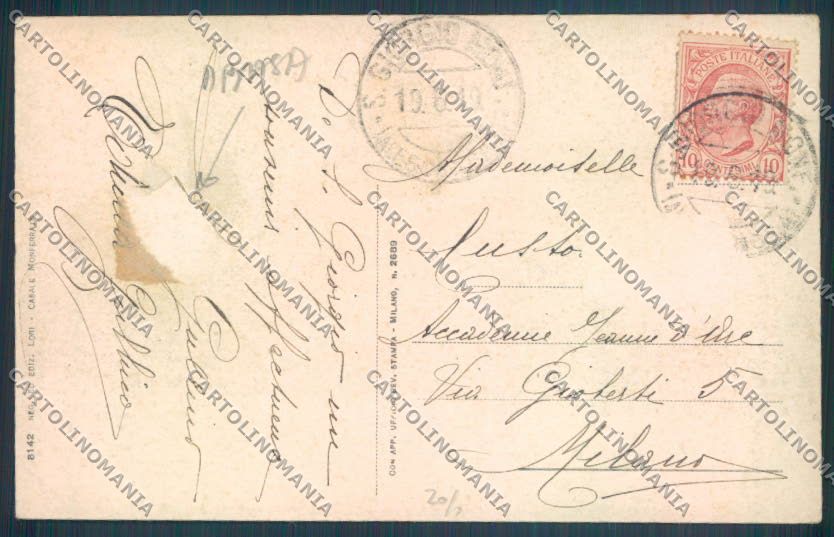 Alessandria San Giorgio Monferrato cartolina LQ0856 – retro