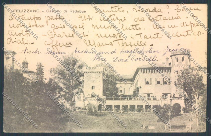 Alessandria Felizzano PIEGHINE cartolina LQ0878 – fronte
