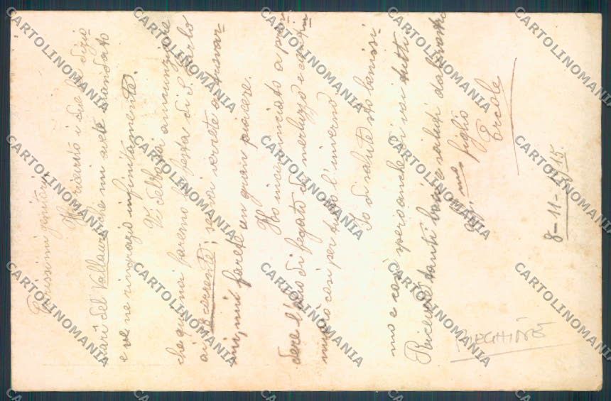Alessandria Borgo San Martino PIEGHINE cartolina LQ0886 – retro