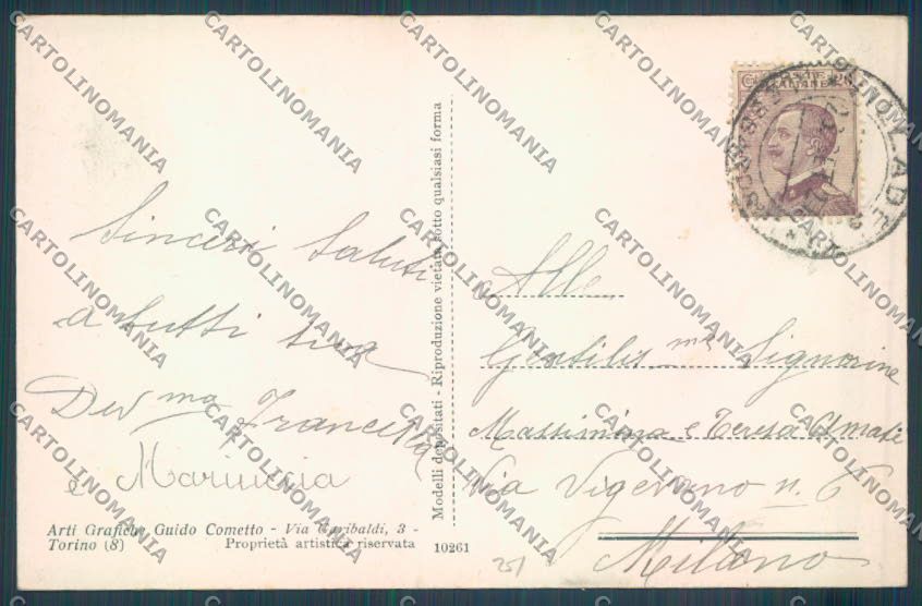Alessandria Villadeati cartolina LQ0889 – retro