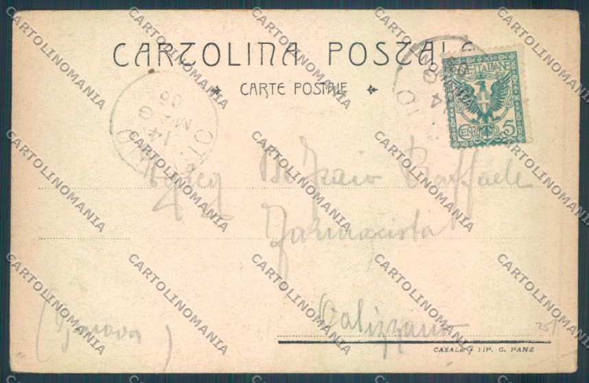 Alessandria Ottiglio cartolina LQ0890 – retro