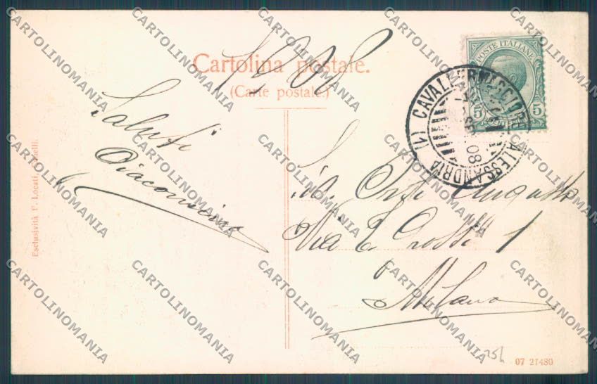 Asti Canelli cartolina LQ0894 – retro