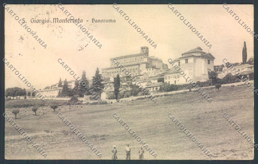 Alessandria San Giorgio Monferrato PIEGA cartolina LQ0895 – fronte