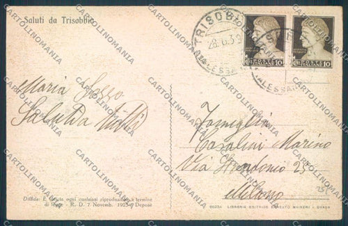 Alessandria Trisobbio cartolina LQ0914 – retro
