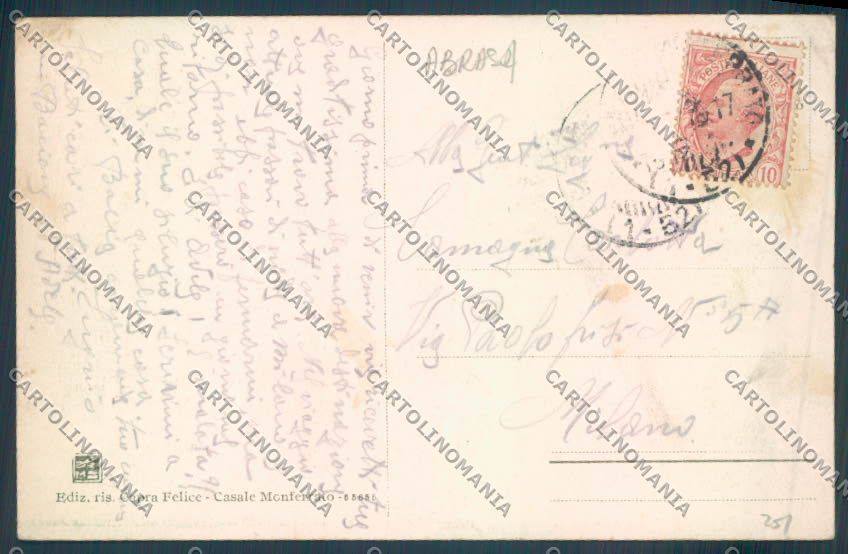 Alessandria San Giorgio Monferrato cartolina LQ0919 – retro