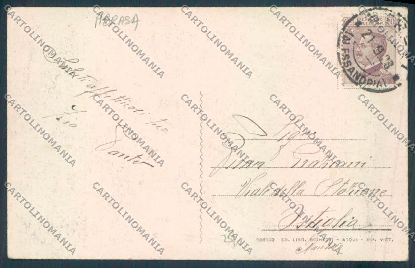 Alessandria Strevi ABRASA cartolina LQ0920 – retro