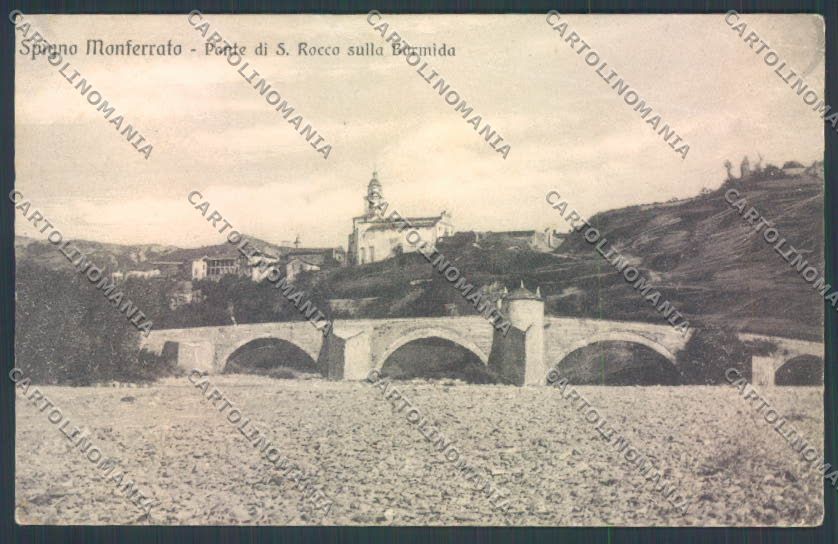 Alessandria Spigno Monferrato PIEGA cartolina LQ0923 – fronte