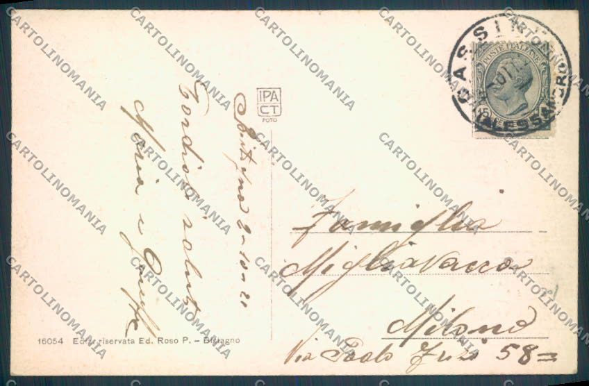 Alessandria Bistagno cartolina LQ0930 – retro