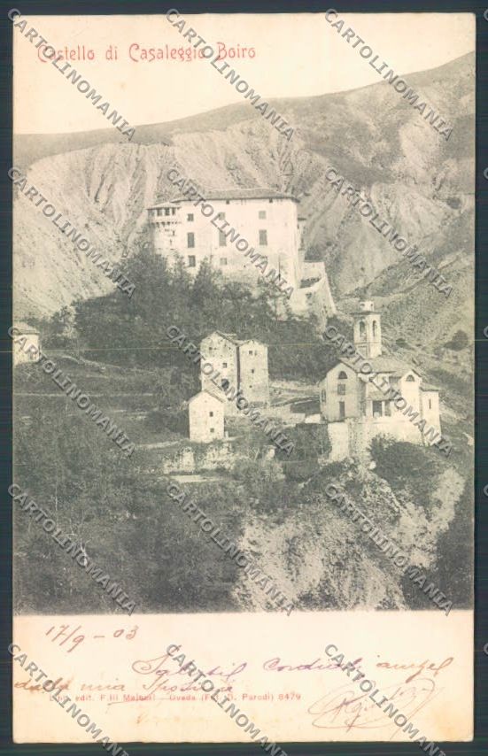 Alessandria Casaleggio Boiro cartolina LQ0935 – fronte