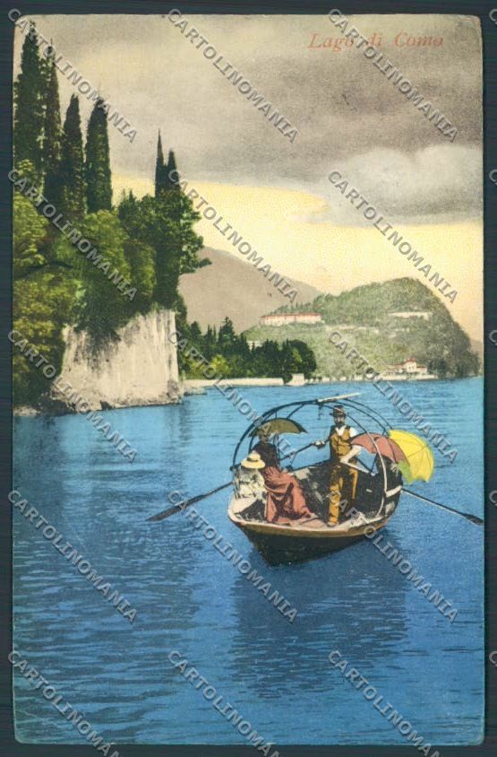Como Città Barca cartolina LQ0962 – fronte