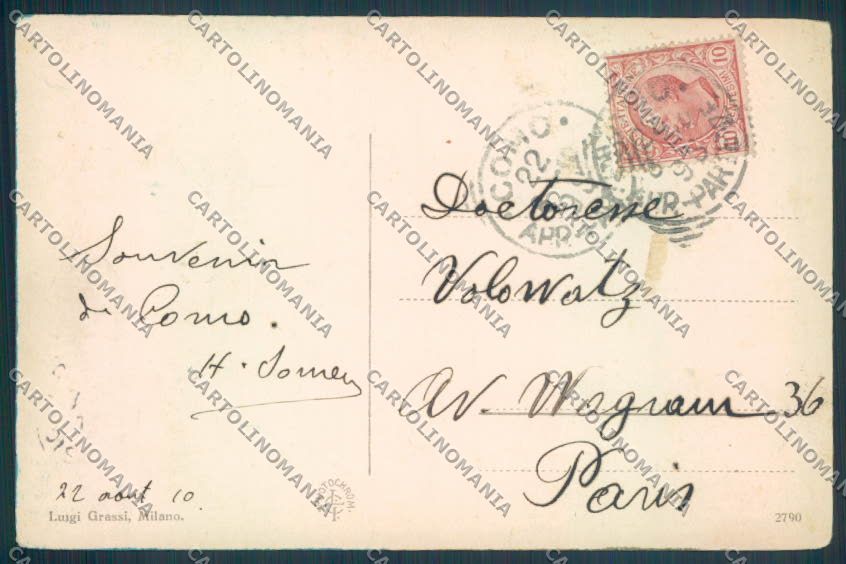 Como Città Barca cartolina LQ0962 – retro