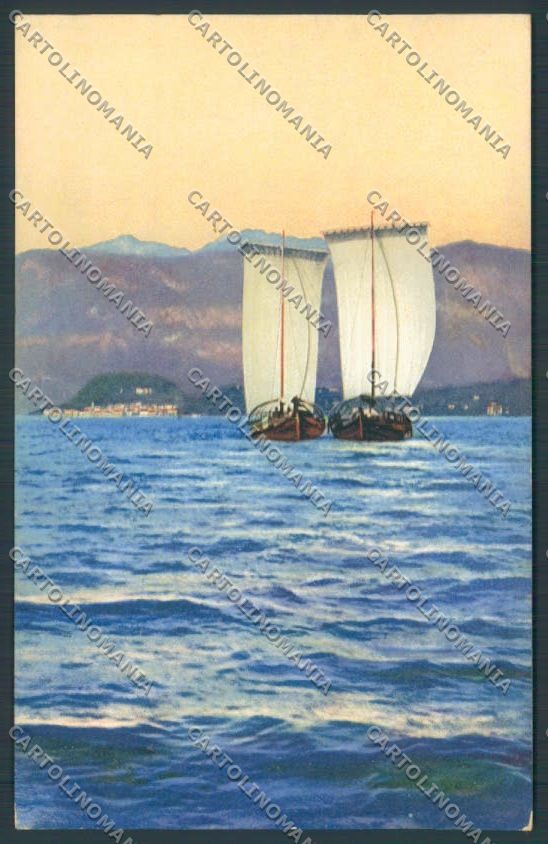 Como Città Barca cartolina LQ0963 – fronte