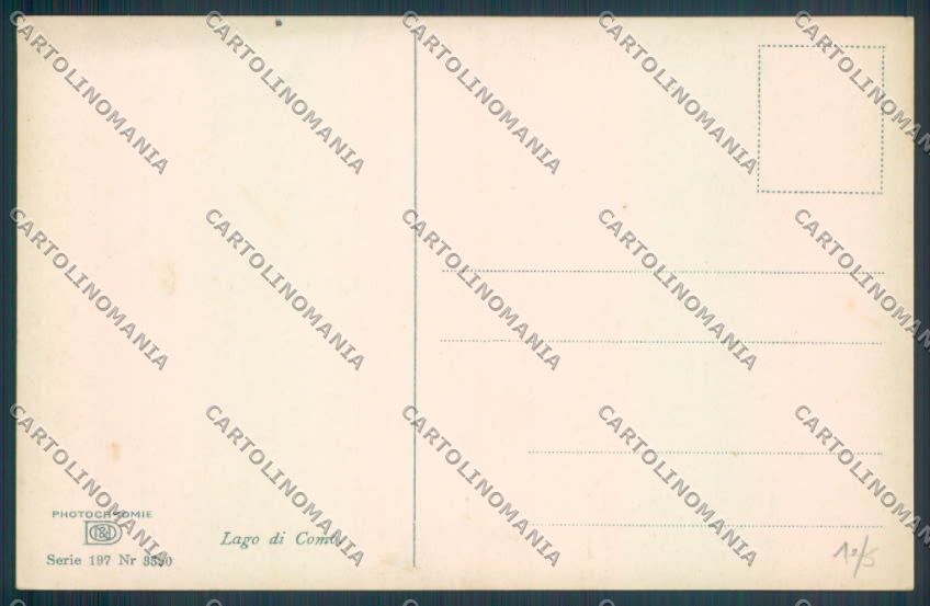 Como Città Barca cartolina LQ0963 – retro
