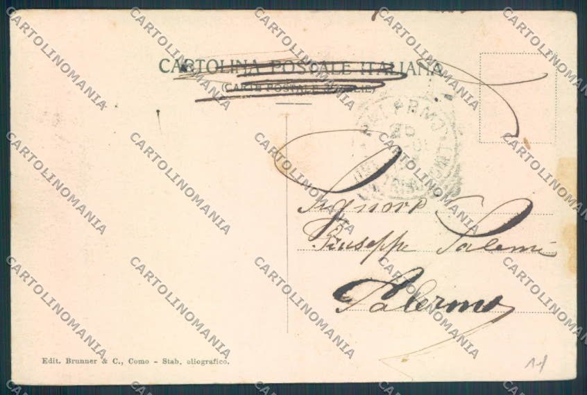 Como Città Battello cartolina LQ0967 – retro