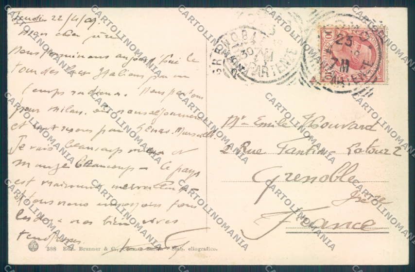 Como Città cartolina LQ0977 – retro
